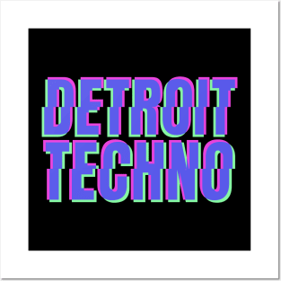 Detroit Techno Posters and Art